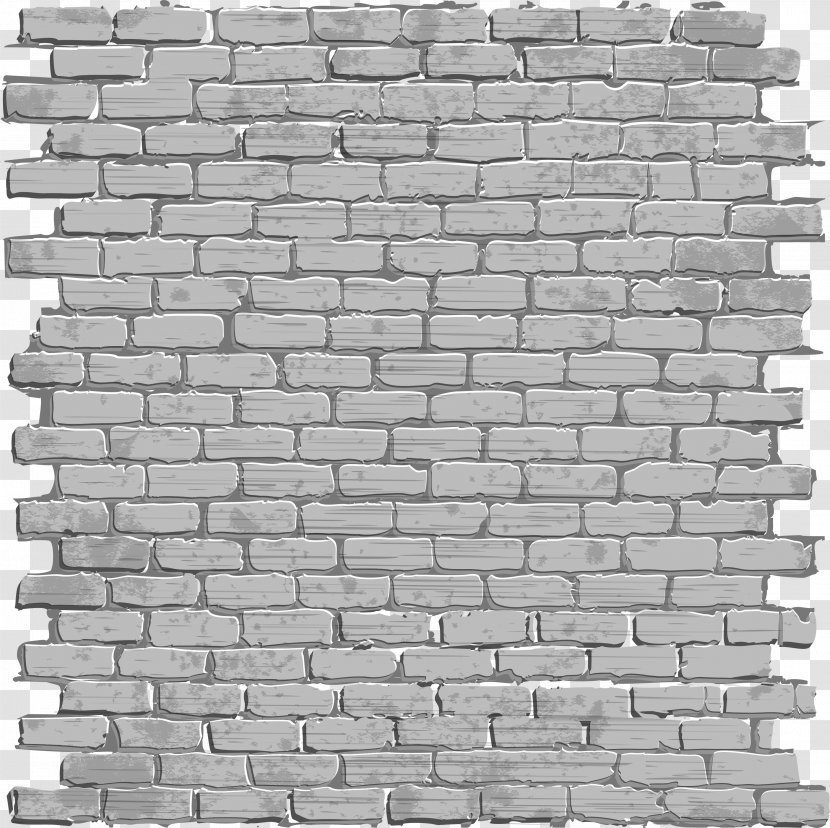 Brick Wall - Black Simple Transparent PNG