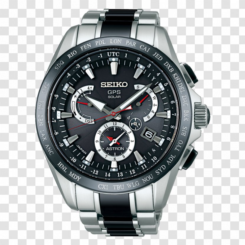 Astron Seiko Solar-powered Watch Automatic - Chronograph Transparent PNG