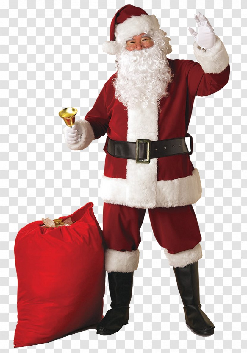 Santa Claus Suit Costume Christmas Transparent PNG
