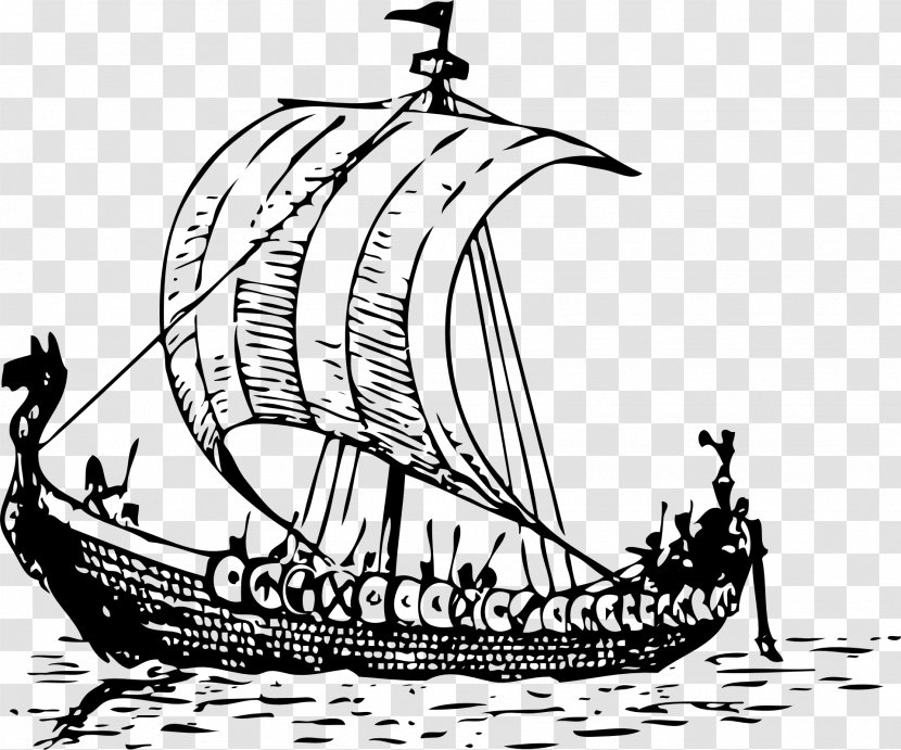 Viking Ships Clip Art - Ship Of The Line - Pirate Transparent PNG
