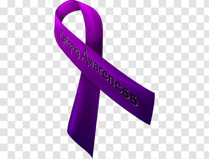 Awareness Ribbon Epilepsy Epileptic Seizure Purple Day - RIBBON PURPLE Transparent PNG