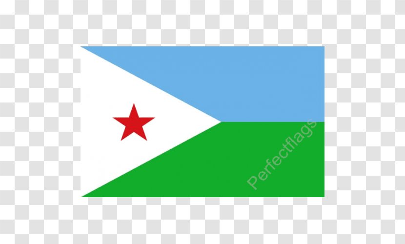 Flag Of Djibouti Lesotho National - Rectangle Transparent PNG