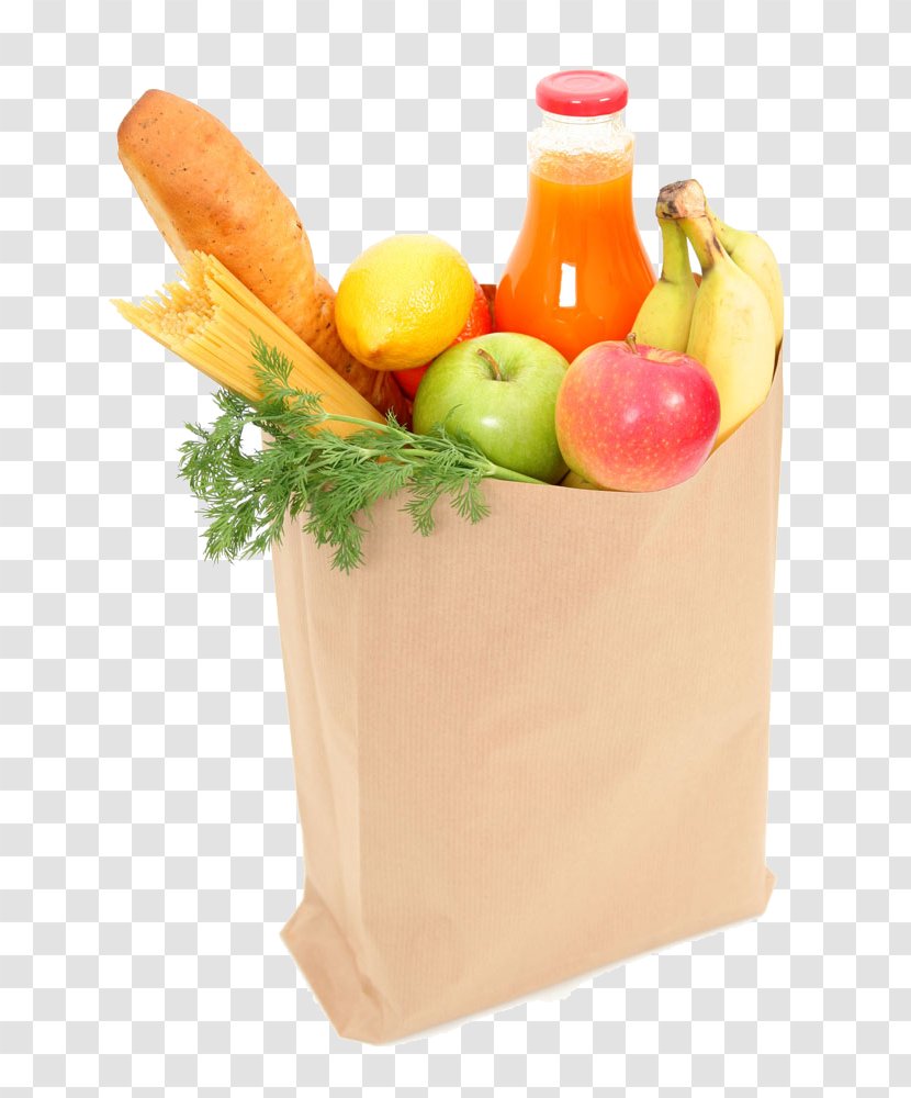 Organic Food Shopping Bag Fruit Grocery Store - Stock Photography - Of Vegetables And Fruits Transparent PNG