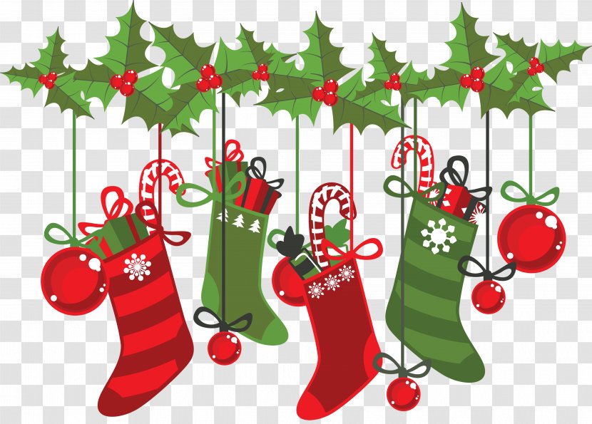 Christmas Decoration Stockings Clip Art - Stocking - Creative Transparent PNG