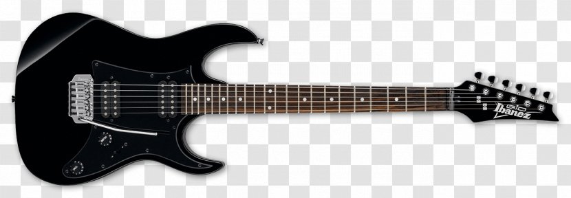 Ibanez GRX70QA GRGM21 Mikro Electric Guitar GRG7221 7-String GRG121DX GIO - Gio - Hummingbird Tuning Transparent PNG