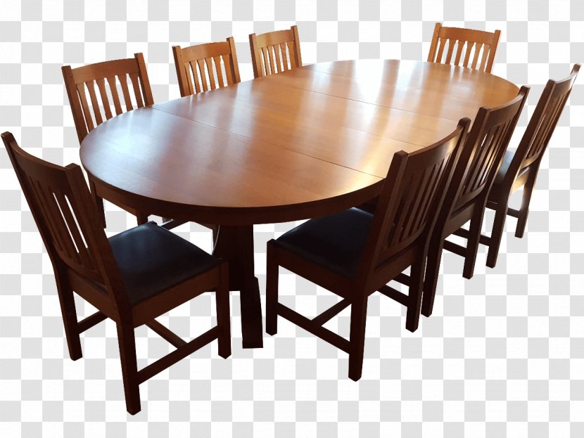 Table Mission Style Furniture Dining Room Matbord Transparent PNG