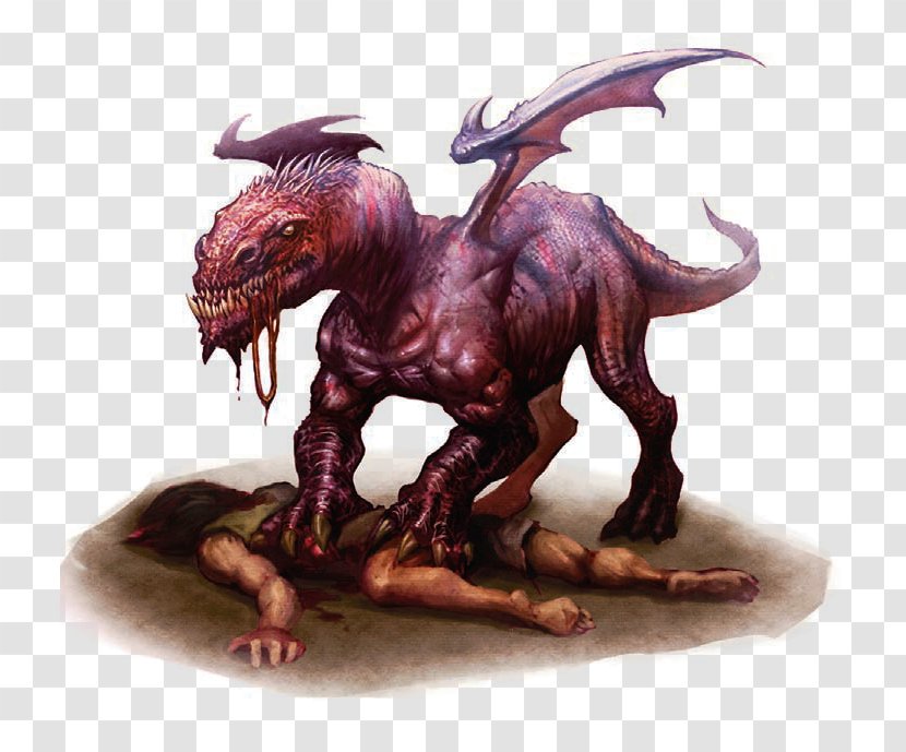 Dragon Wyvern Wikia Ambush Drake - Drawing - Dungeons And Dragons Transparent PNG