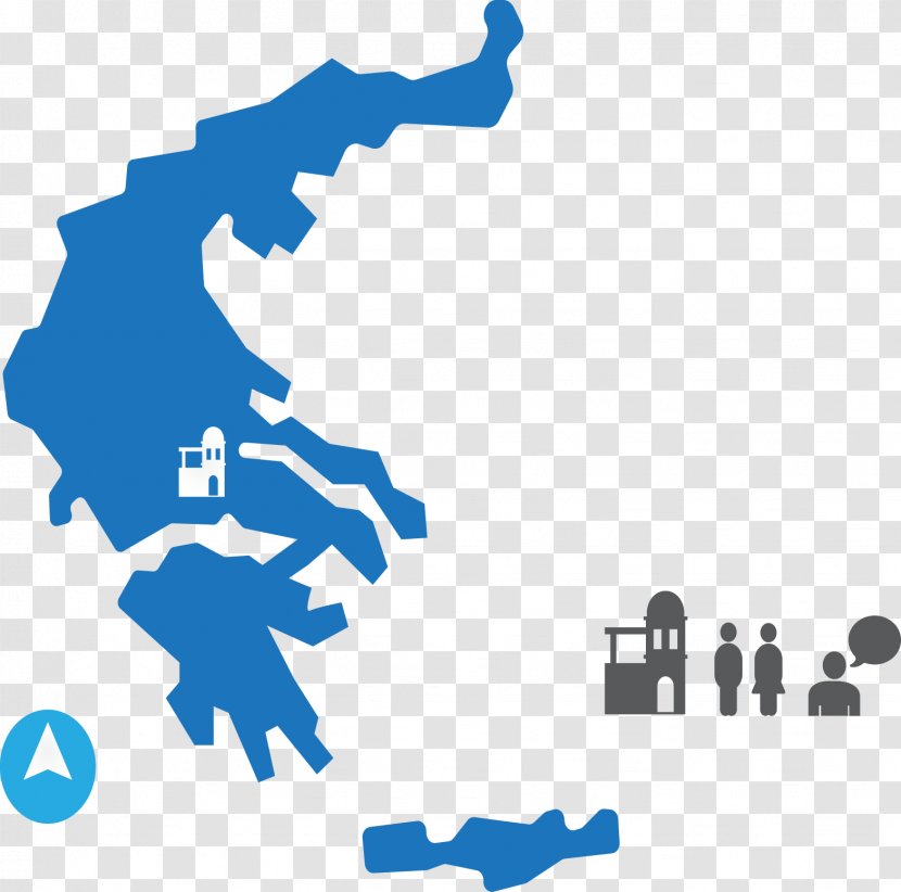 Greece Balkans Clip Art - Technology - Travel Map Transparent PNG