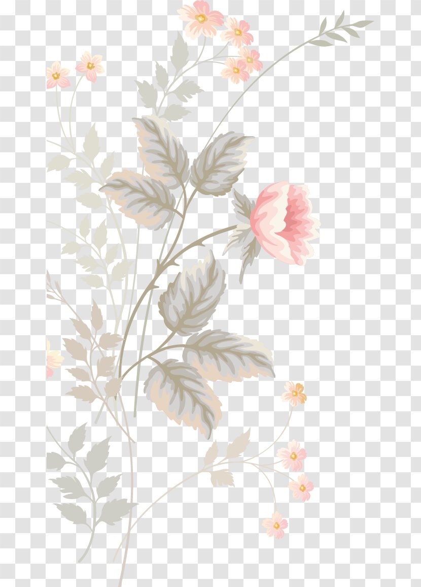 Watercolor Painting Floral Design - Plant Transparent PNG