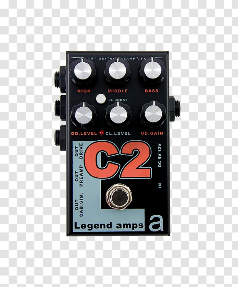 Distortion Effects Processors & Pedals Preamplifier Guitar AMT Electronics Transparent PNG