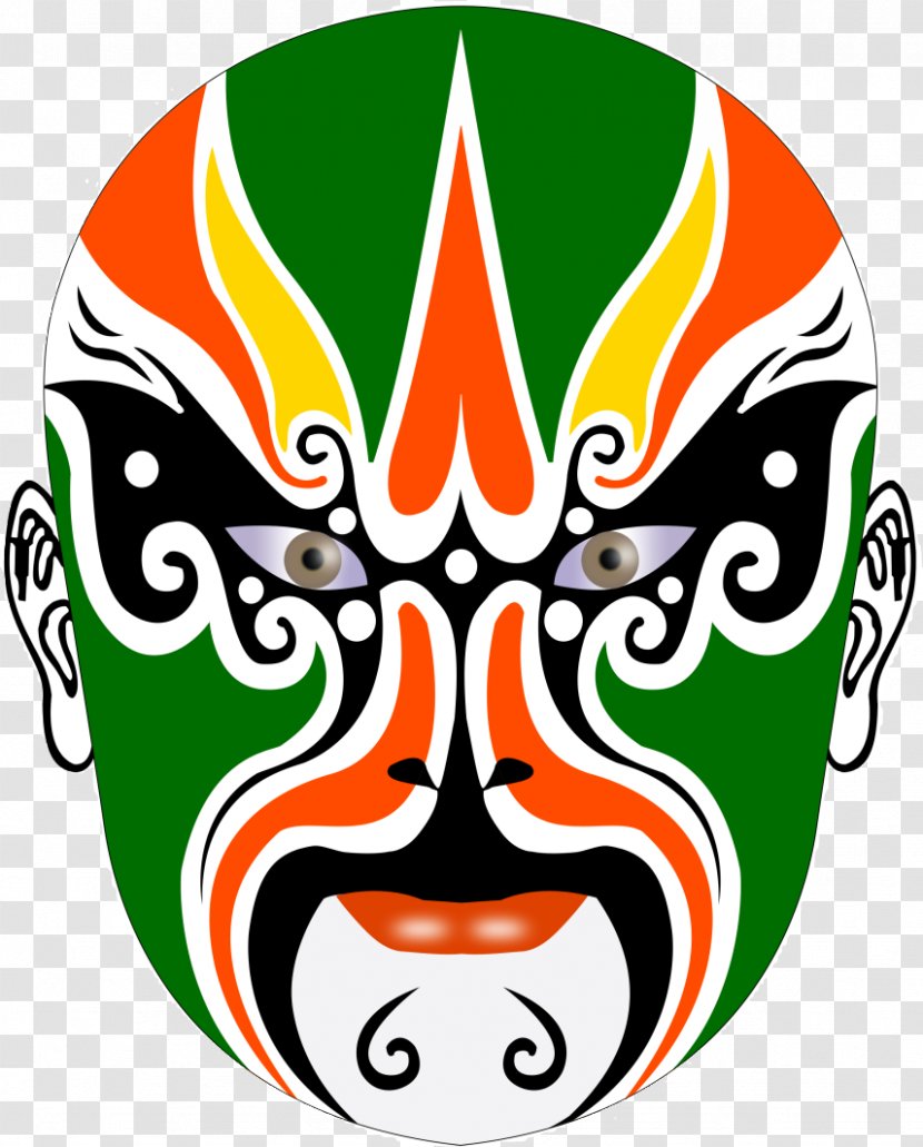 China Peking Opera Mask Chinese - Painting - Facebook Photos Transparent PNG