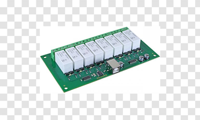 Microcontroller USB Electronic Component Electronics Computer - Latching Relay Transparent PNG