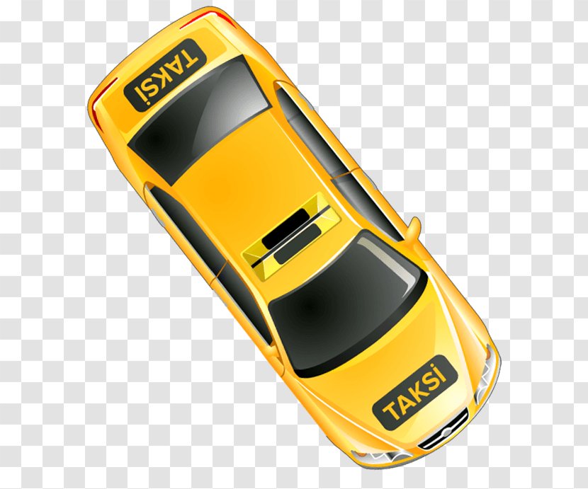 Taxi Electronics Accessory Car Advertising Automotive Design - Telephony - Yellow Transparent PNG