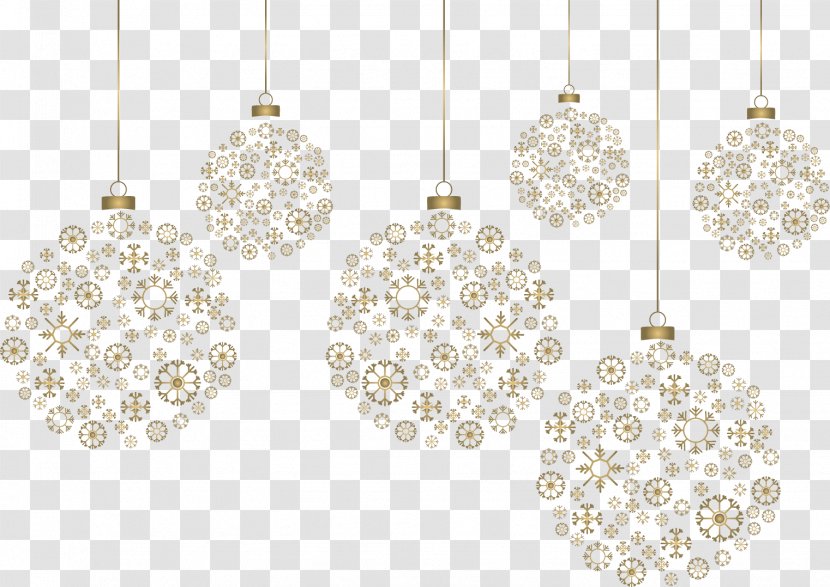 Snowflake - New Year - Vector Decorative Pattern Bulb Transparent PNG