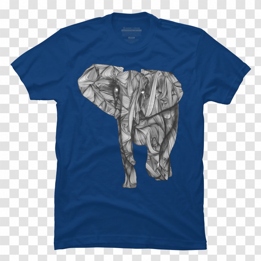T-shirt African Elephant Hoodie Sweater - Pocket Transparent PNG