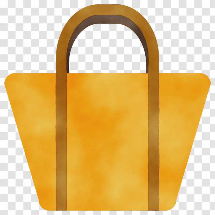 Tote Bag Yellow Rectangle Bag Transparent PNG