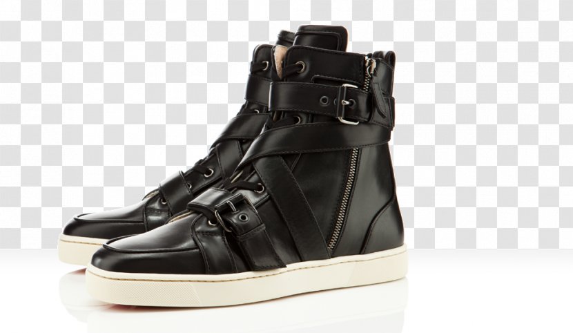 Shoe Sneakers High-top Fashion Leather - Walking - Louboutin Transparent PNG