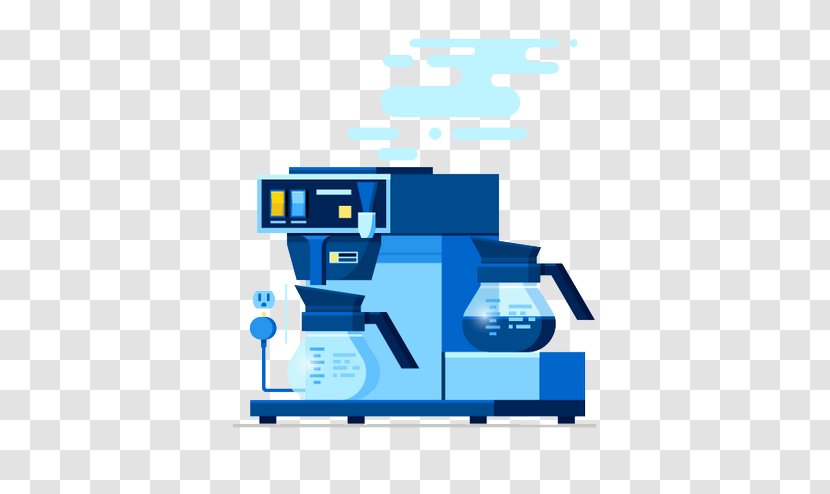 User Experience Interface Design Illustration - Technology - Hand-painted Coffee Machine Transparent PNG