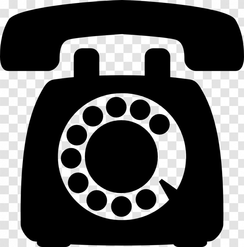 Telephone Rotary Dial Pulse Dialing - Monochrome Photography - Iphone Transparent PNG
