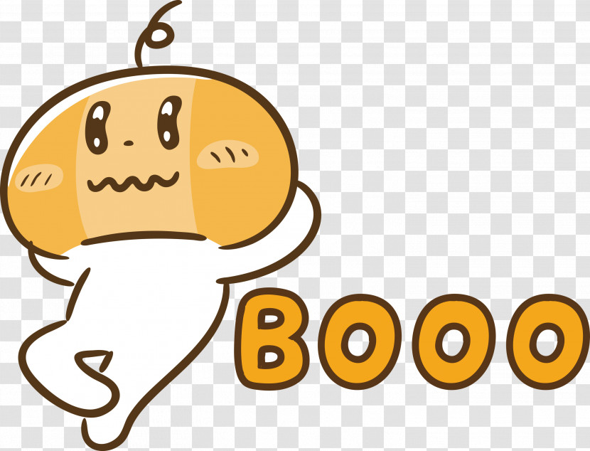 Booo Happy Halloween Transparent PNG