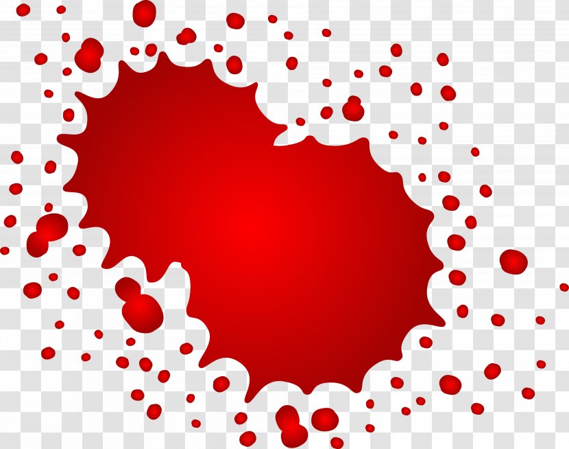 Blood Euclidean Vector Illustration - Flower - Dripping Transparent PNG
