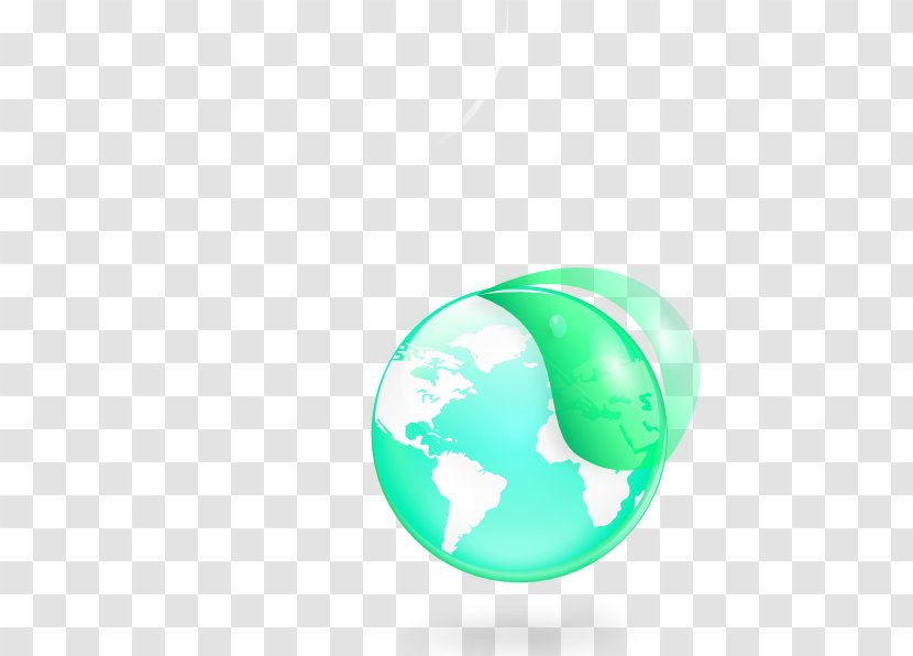 Globe World Map Clip Art - Symbol - Eco Leaf Transparent PNG