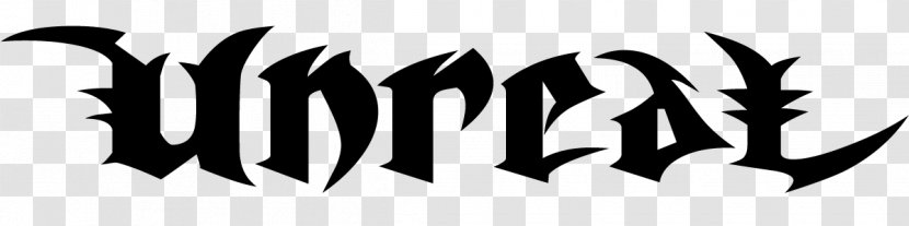 Unreal Tournament Typeface Turok Video Game Font - Black And White - Brand Transparent PNG