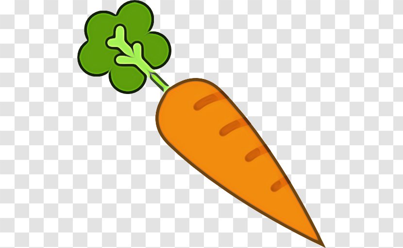 Carrot Cartoon - Leaf - Vegetarian Food Transparent PNG