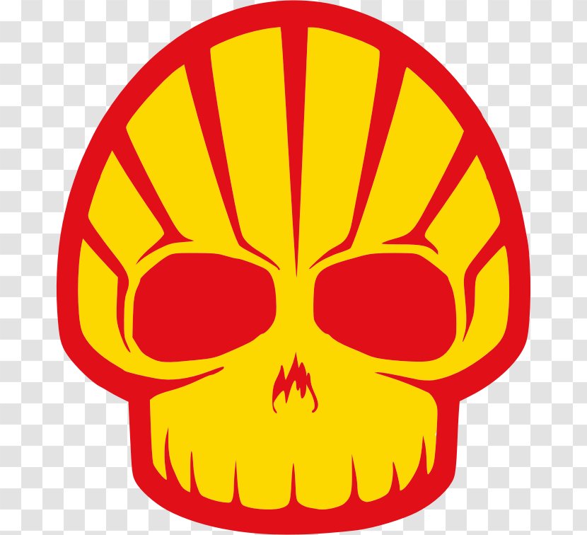 Royal Dutch Shell Fossil Fuel Oil Company Petroleum Skull - Smile Transparent PNG