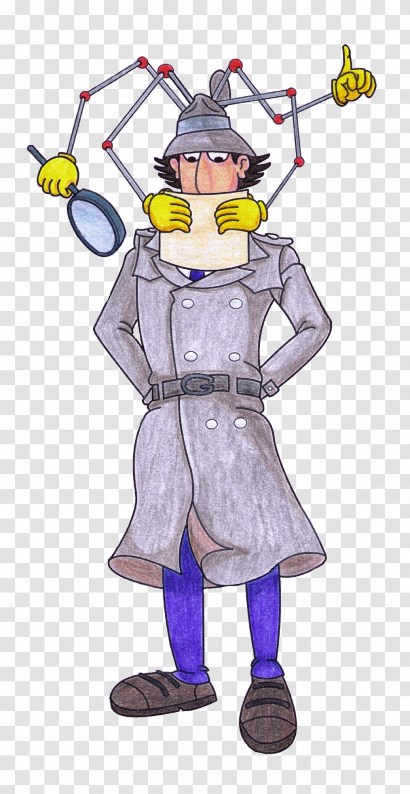 Inspector Gadget Cartoon Free Comic Book Day Animation - Standing Transparent PNG