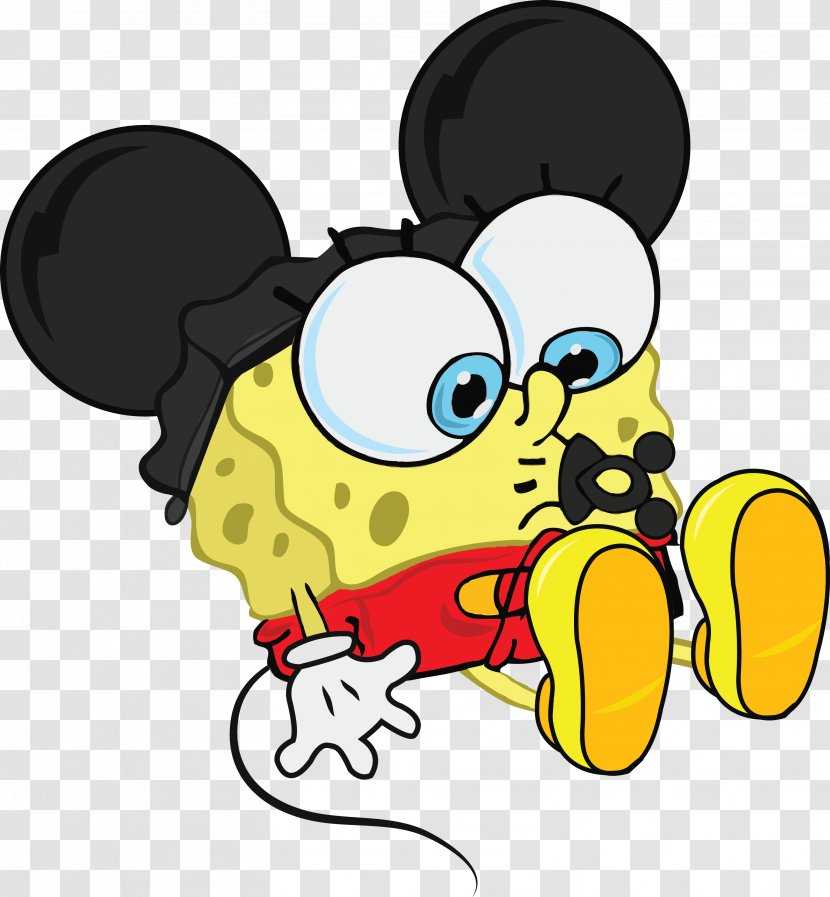 Plankton And Karen Patrick Star Mr. Krabs Squidward Tentacles Cartoon - Sponge - Mickey Mouse Transparent PNG