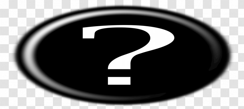 Question Mark Logo Speech Balloon - Flat Design Transparent PNG