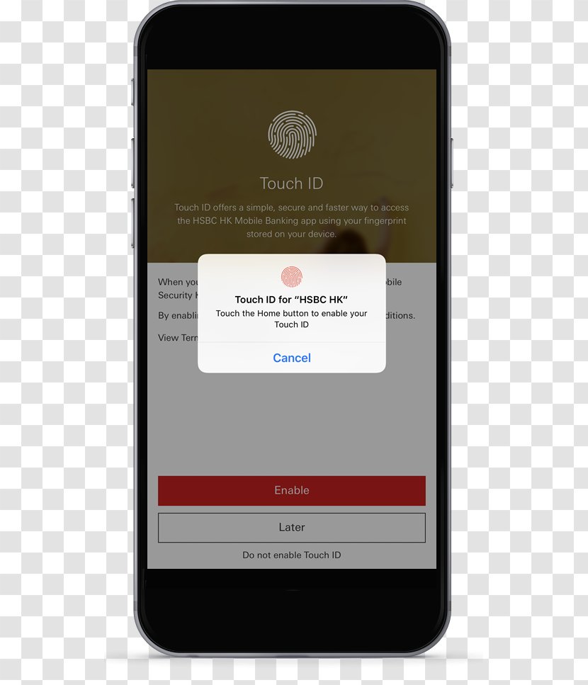 The Hongkong And Shanghai Banking Corporation HSBC Bank USA Mobile Touch ID - Id Transparent PNG