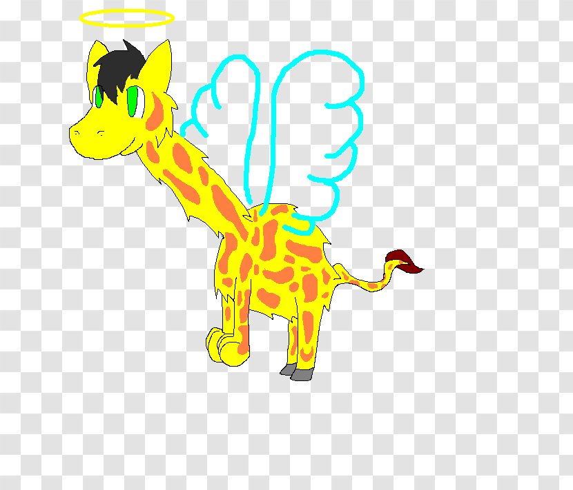 Giraffe Yellow Carnivora Clip Art - Organism Transparent PNG