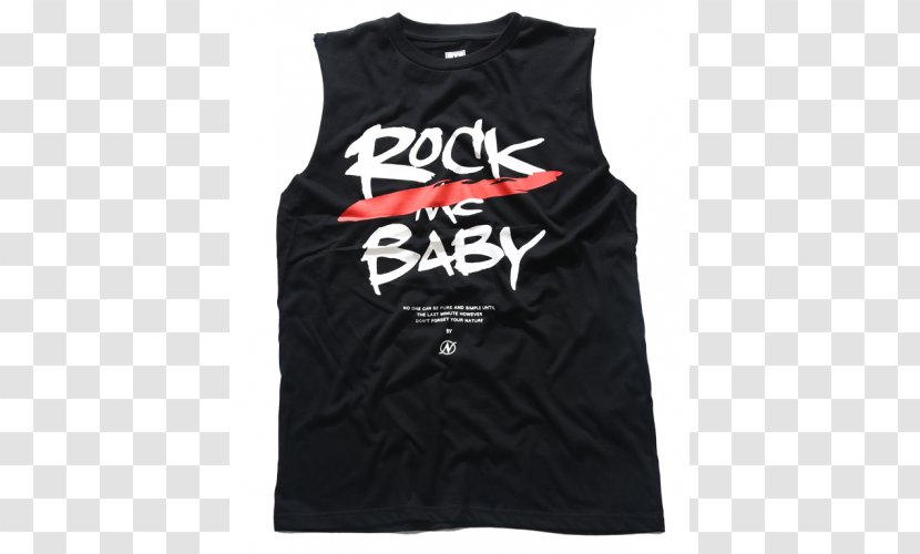 Gilets T-shirt Motorcycle Top Sleeveless Shirt - Brand - Rock Baby Transparent PNG