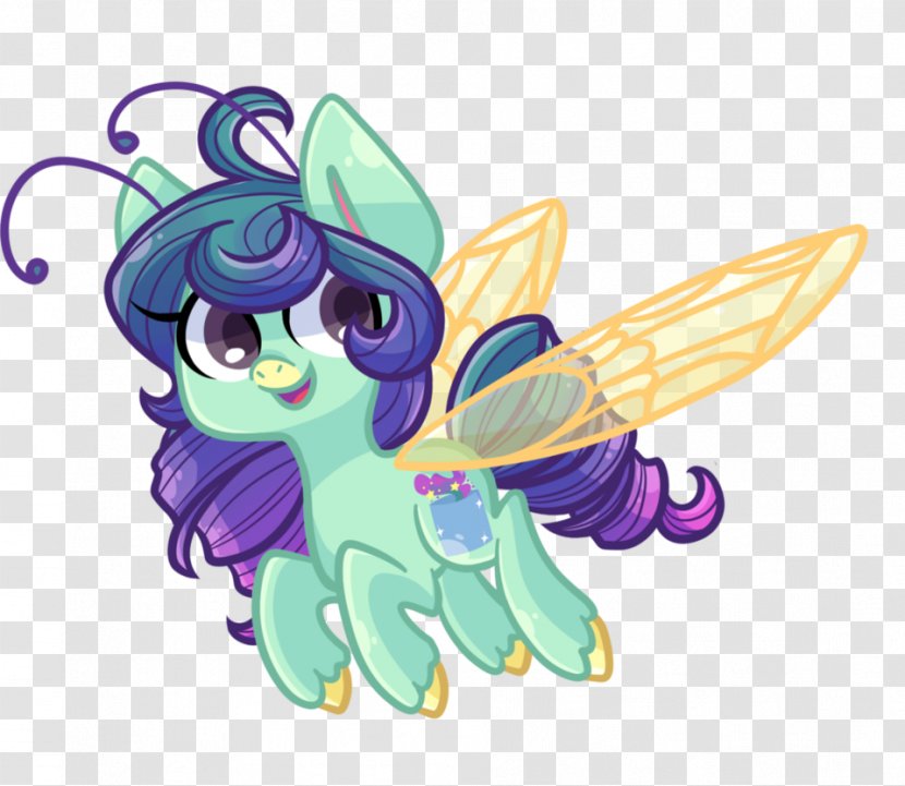 Butterfly Horse Illustration Fairy Wing - Butterflies And Moths - Star Prize Transparent PNG