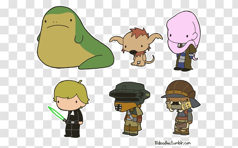 Jabba The Hutt Luke Skywalker Wampa Leia Organa Lando Calrissian Transparent PNG