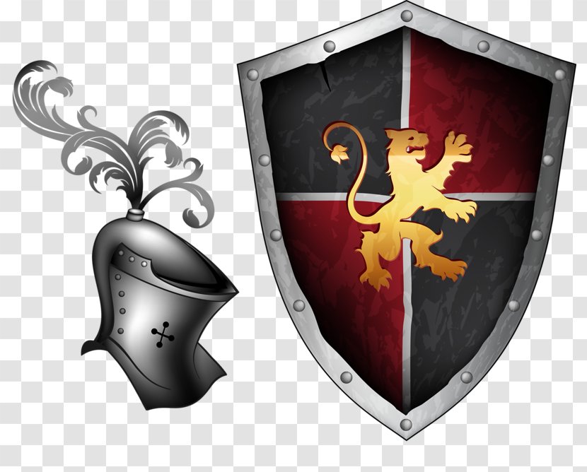 Shield Escutcheon Heraldry Illustration - Drawing - Knight Set Transparent PNG
