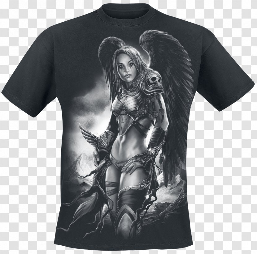 T-shirt Fallen Angel Clothing - Muscle Transparent PNG
