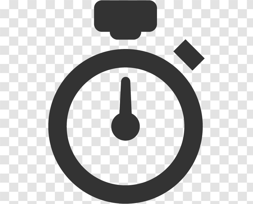 Stopwatch Clip Art - Black And White - Brand Transparent PNG