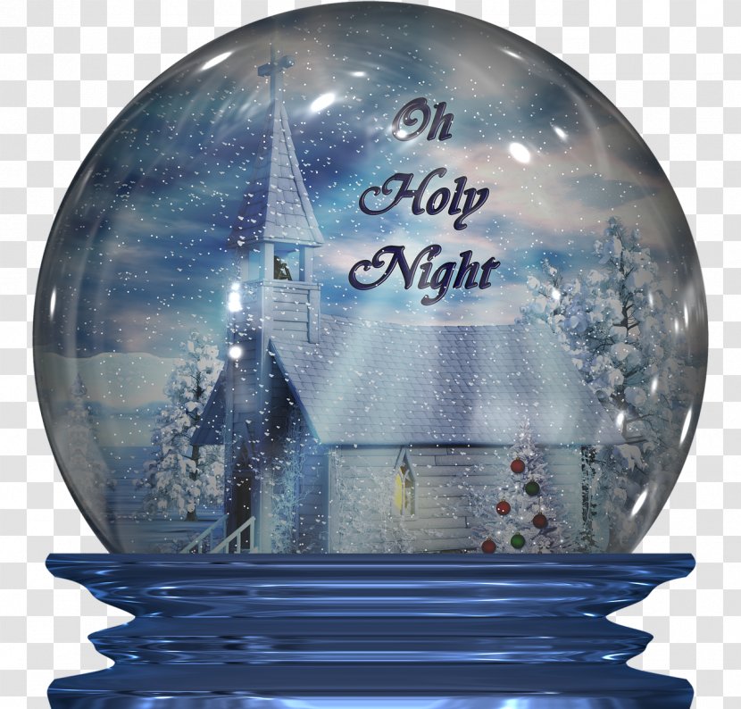 Christmas Ornament Santa Claus Crystal Ball Glass Transparent PNG