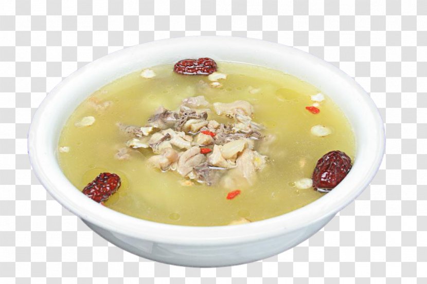 Chicken Soup Goji Eintopf - A Bowl Of Stewed Transparent PNG
