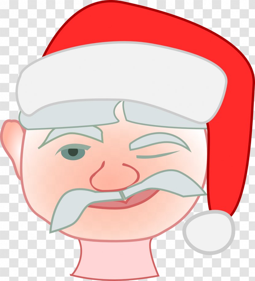 Santa Claus Christmas Clip Art - Smile - Walrus Transparent PNG
