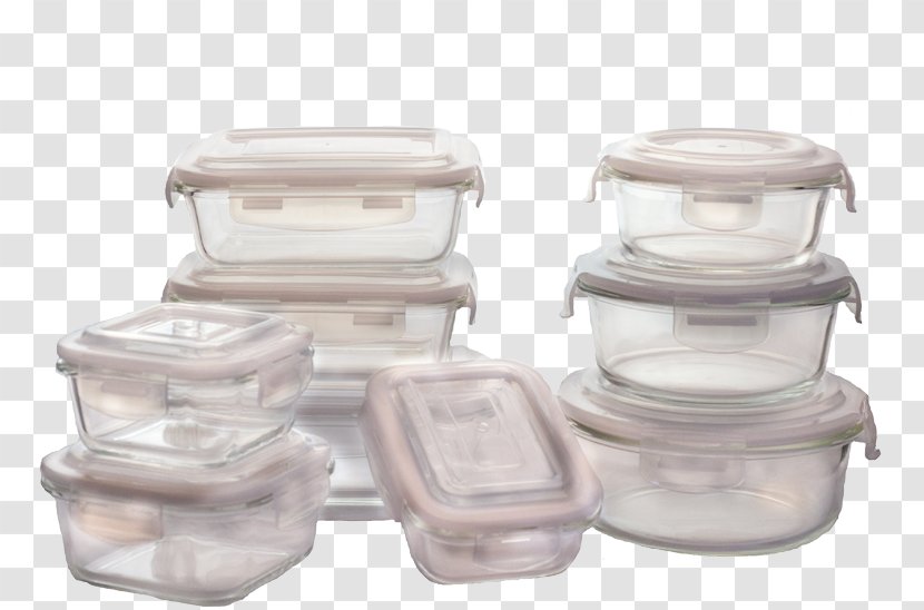 Food Storage Containers Glass Lid Transparent PNG