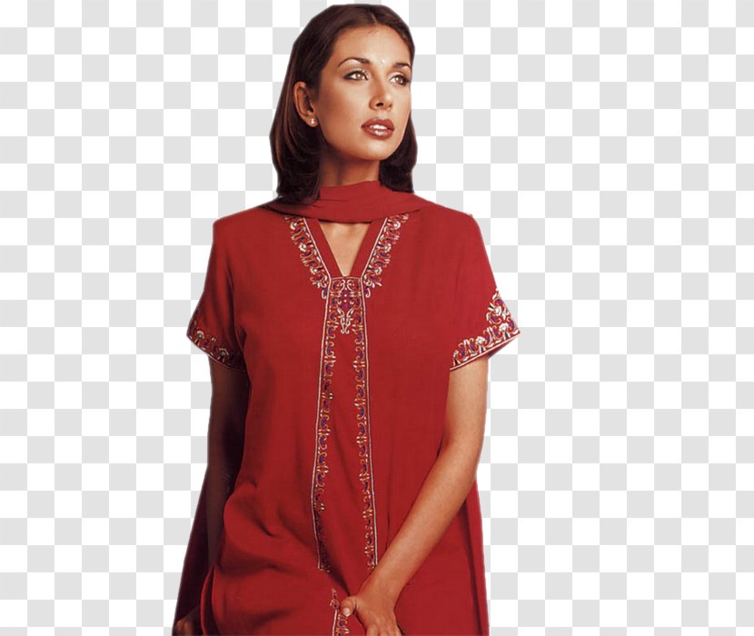 Lisa Ray Sudarshan Silks, Chickpete Sari Embroidery - Model - Spices Board Of India Transparent PNG