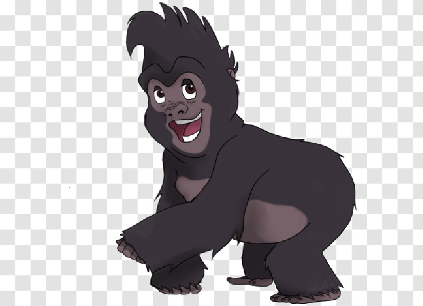 Kerchak Terk Tantor The Walt Disney Company Tarzan - Snout - Gorilla Transparent PNG