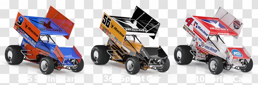 IRacing Dirt Track Racing: Sprint Cars World Of Outlaws: Monster Energy NASCAR Cup Series - Automotive Design - Car Racing Free Download Transparent PNG