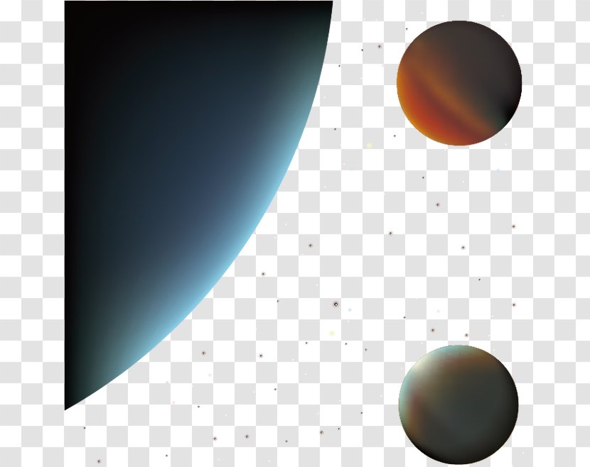 Sphere Sky Wallpaper - Creative Star Planet Transparent PNG