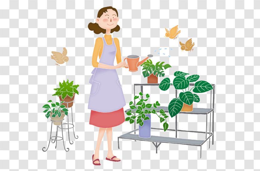 Watering Cans Mother Plant Clip Art Transparent PNG