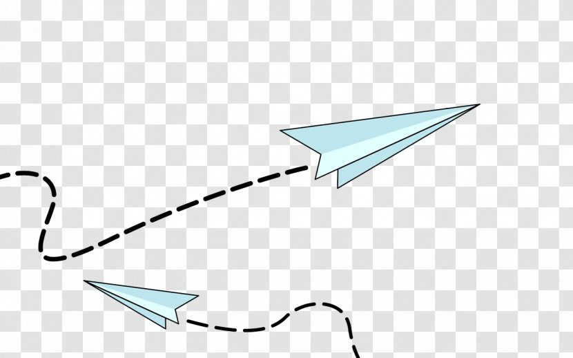 Paper Plane Airplane Flight Clip Art - Cartoon Transparent PNG